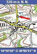 Ma&szlig;stab 1:50 000 LVA B.-W.